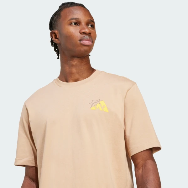 JM6461 Мужская футболка adidas FOOD GRILLED CHEESE GRAPHIC