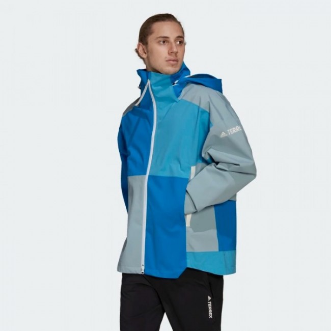 Мужская куртка adidas TERREX CT MYSHELTER RAIN.RDY COLORBLOCK (АРТИКУЛ:H65694)