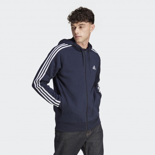 Мужская толстовка adidas ESSENTIALS FRENCH TERRY 3-STRIPES (АРТИКУЛ:IC0434)