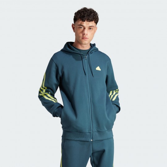 Мужская худи adidas FUTURE ICONS 3-STRIPES FULL-ZIP (АРТИКУЛ:IJ8878)