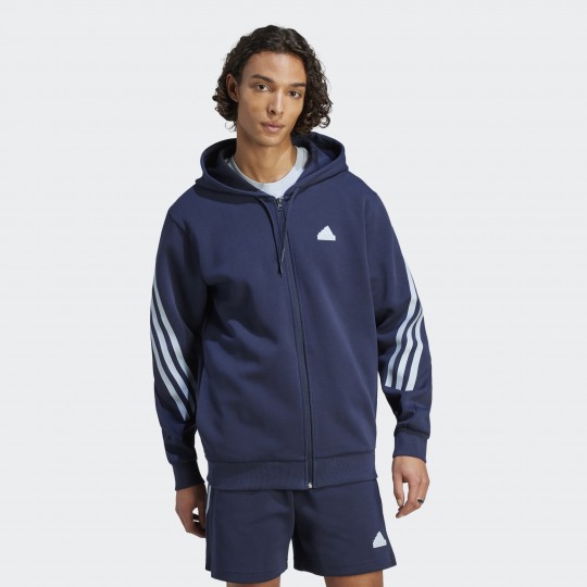 Мужская худи adidas FUTURE ICONS 3-STRIPES FULL-ZIP (АРТИКУЛ:IJ8879)