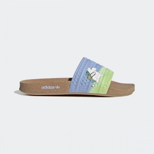 Женские сланцы adidas ADILETTE X MOOMIN CORK  (АРТИКУЛ:ID4207)