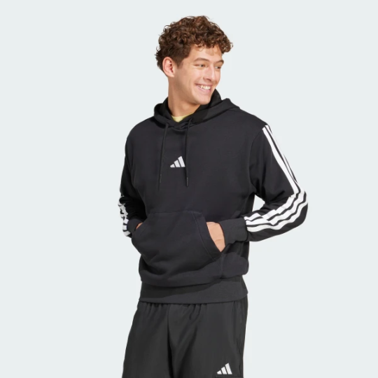 Худи adidas ESSENTIALS 3-STRIPES FRENCH TERRY (АРТИКУЛ:JD1874)