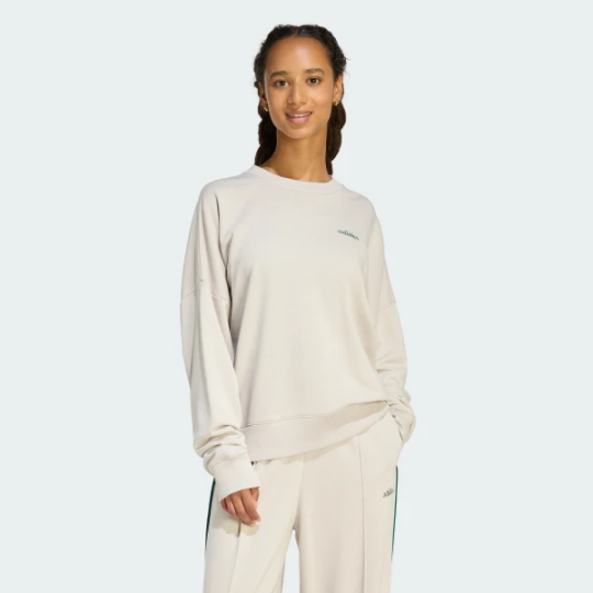 Женский свитшот adidas SEASONAL ESSENTIALS COLORPOP WITH EMBROIDERED GRAPHIC (АРТИКУЛ:JZ0196)
