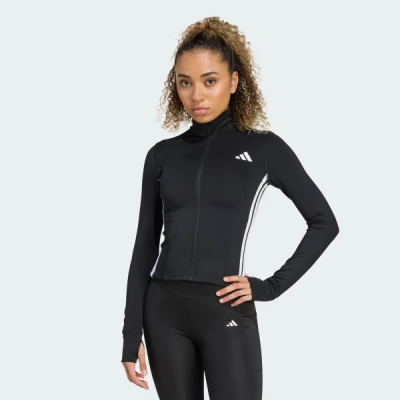 KB7843 adidas WORKOUT ESSENTIALS ZIP THROUGH JACKET 3-STRIPES