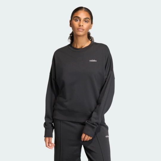 Женский свитшот adidas SEASONAL ESSENTIALS COLORPOP WITH EMBROIDERED GRAPHIC (АРТИКУЛ:KC3995)