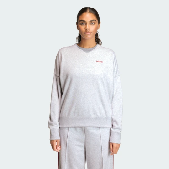 Женский свитшот adidas SEASONAL ESSENTIALS COLORPOP WITH EMBROIDERED GRAPHIC (АРТИКУЛ:KC3997)