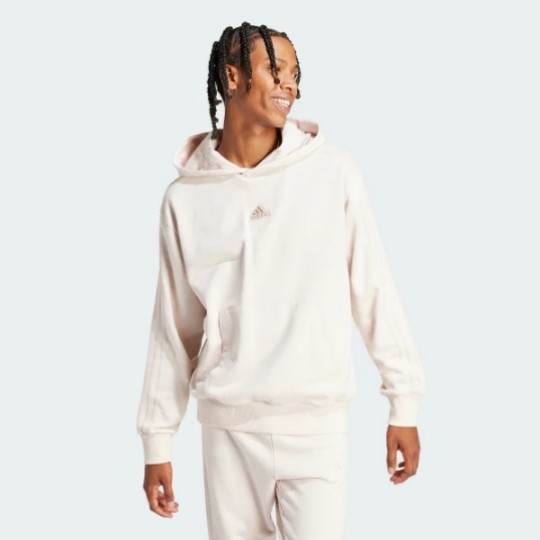 Чоловіча худі adidas ALL SZN FRENCH TERRY 3-STRIPES GARMENT-WASHING  (АРТИКУЛ:IR5195)