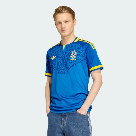 Гостевое джерси adidas UKRAINE 26 REPLICA (АРТИКУЛ:JZ7005)
