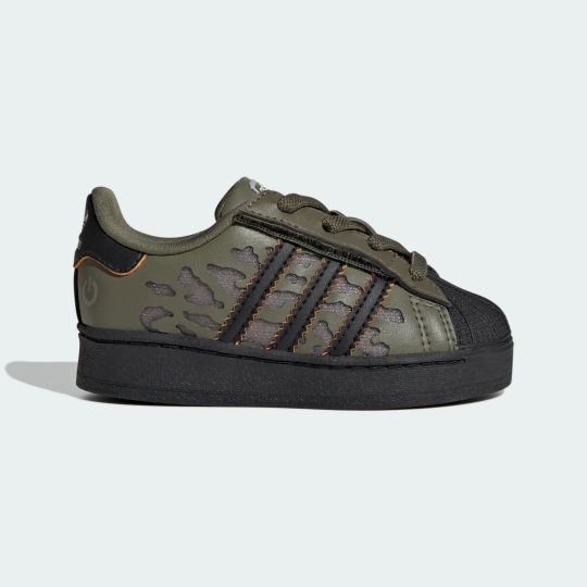 Дитячі кросівки adidas SUPERSTAR LED LIGHTS COMFORT CLOSURE ELASTIC LACE (АРТИКУЛ:KJ6799)