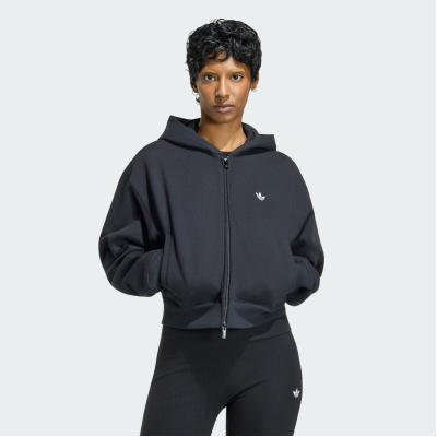 KR9166 adidas ESSENTIALS FLEECE CROPPED FZ