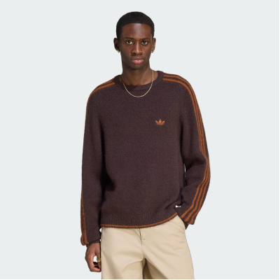 KS4107 adidas  3 STRIPES FLUFFY KNIT CREW