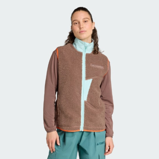 Женский жилет adidas TERREX XPLORIC HIGH PILE FLEECE  (АРТИКУЛ:JN0927)