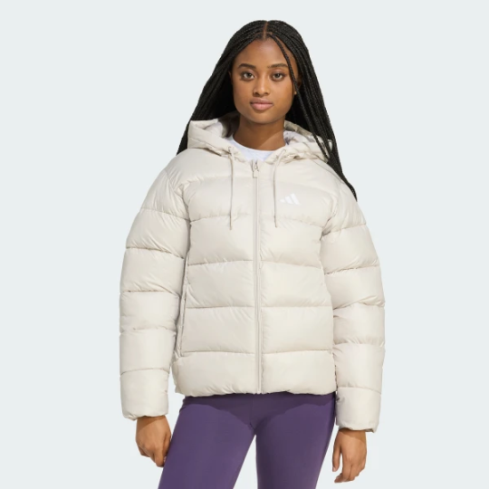 Женская куртка adidas ESSENTIALS CLIMAWARM SYNTHETIC DOWN PUFFER HOODED (АРТИКУЛ:JV7768)