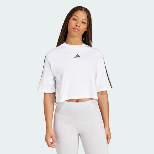 Футболка adidas ESSENTIALS 3-STRIPES COTTON LOOSE (АРТИКУЛ:JD4999 )