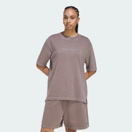 Футболка adidas ESSENTIALS LINEAR BOYFRIEND OVERSIZED WASHED (АРТИКУЛ:KE3197 )