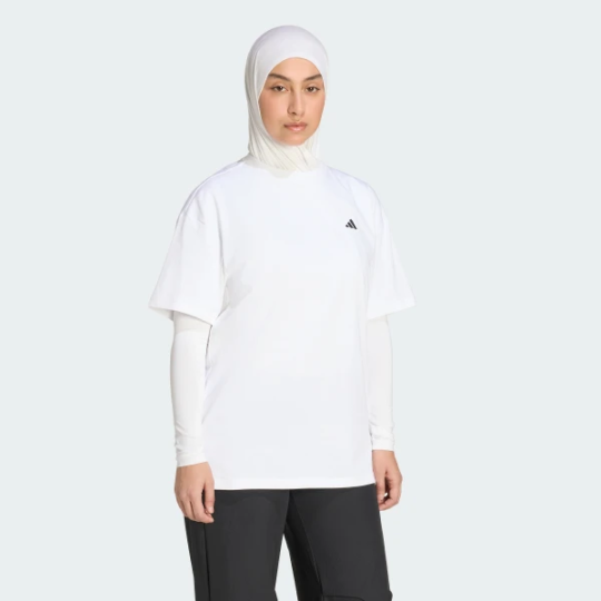 Футболка adidas POWER ESSENTIALS WORKOUT OVERSIZED (АРТИКУЛ:KE8521)