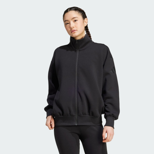 Жіноча олімпійка adidas ALL SZN SOFT LUX LOOSE FULL-ZIP (АРТИКУЛ:JM1658)