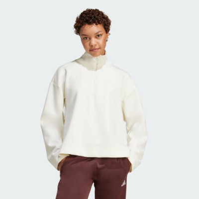 JV9907 adidas ALL SZN SOFT LUX QUARTER-ZIP JV9907 adidas ALL SZN SOFT LUX QUARTER-ZIP