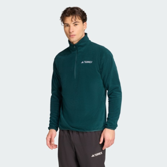 Флисовая спортивная кофта adidas MULTI ESSENTIALS 1/2 ZIP  (АРТИКУЛ:JY8353)