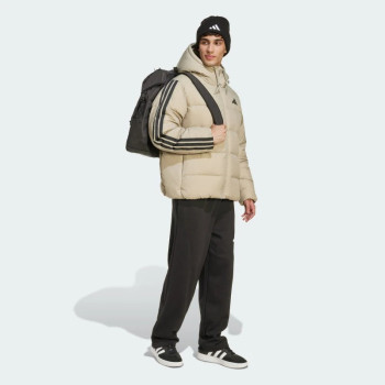 JM4166 adidas ESSENTIALS CLIMAWARM 3-STRIPES PUFFER HOODED