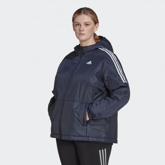 Женская куртка adidas ESSENTIALS (PLUS SIZE)  (АРТИКУЛ:HK4658)