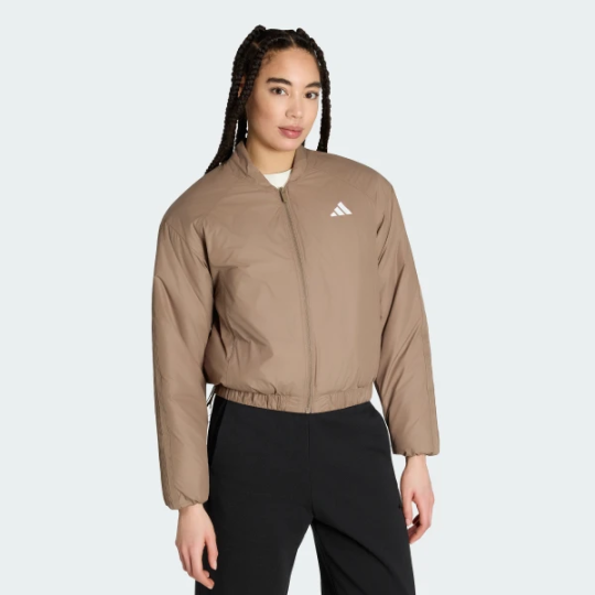 Бомбер adidas ESSENTIALS CLIMAWARM 3 STRIPES INSULATE (АРТИКУЛ:KS7711)