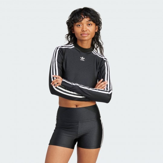 Жіночий лонгслів adidas 3-STRIPES CROPPED (АРТИКУЛ:IU2428)