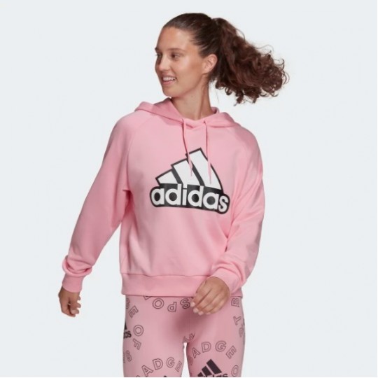 Женская худи adidas ESSENTIALS OUTLINED LOGO (АРТИКУЛ: HC9174 )