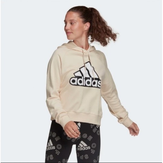 Женская худи adidas ESSENTIALS OUTLINED LOGO (АРТИКУЛ: HC9179)