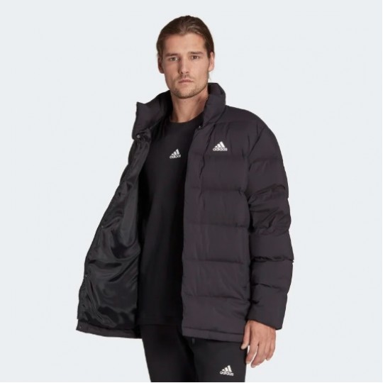 Мужской пуховик adidas HELIONIC MID-LENGTH DOWN JACKET (АРТИКУЛ:HG8700)