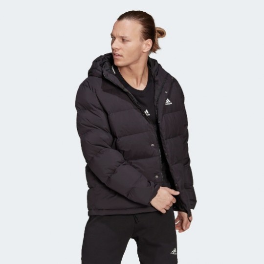 Чоловічий пуховик adidas HELIONIC HOODED DOWN JACKET (АРТИКУЛ:HG8751)